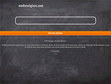 Tablet Screenshot of medievalglass.com